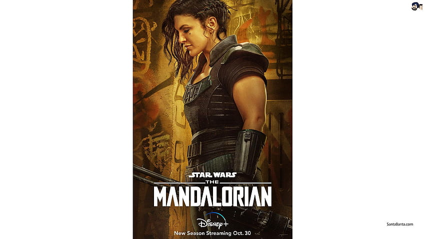 Gina Carano como 'Cara Dune' na série de faroeste espacial de Jon Favreau, 'The Mandalorian' papel de parede HD