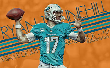 Download Miami Dolphins Ryan Tannehill Ponting Finger Wallpaper