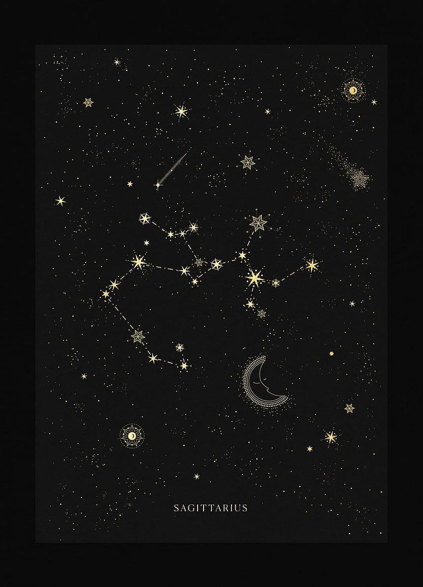 Sagittarius Constellation, aquarius and sagittarius HD phone wallpaper