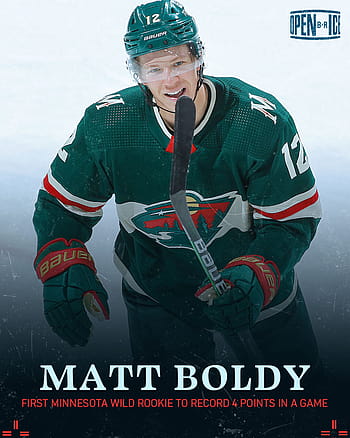 Minnesota Wild F Matt Boldy Sigue Brillando Fondo De Pantalla | Pxfuel