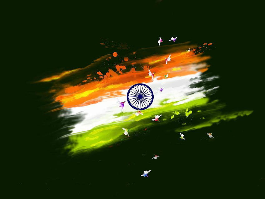 3D Indian Flag, flag of india HD wallpaper