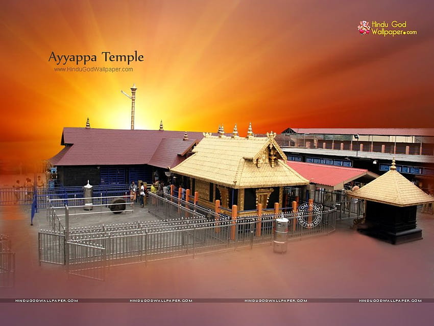 Ayyappa Temple, sabarimala temple HD wallpaper