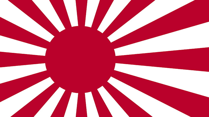 Имперско японско знаме на изгряващото слънце U HD тапет
