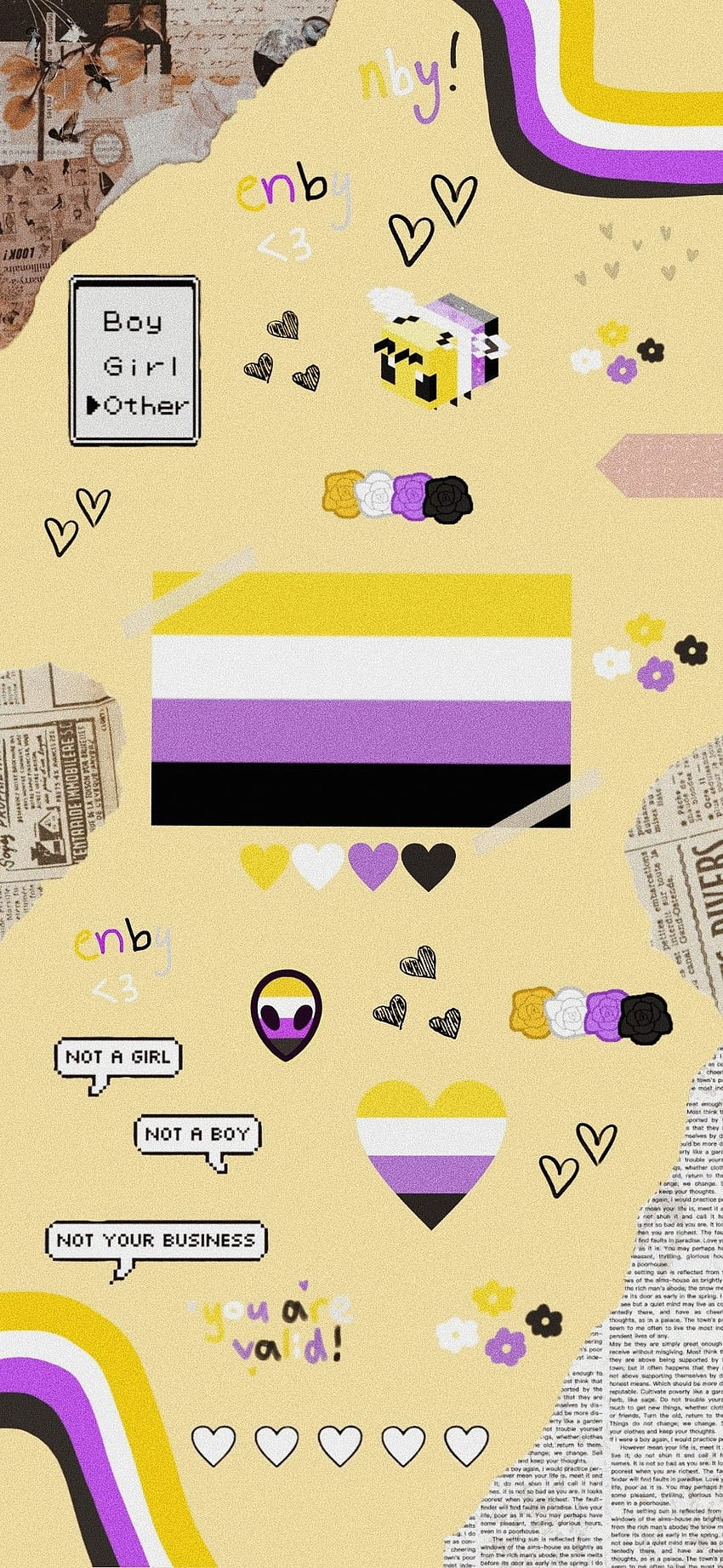 Pin on LGBTA+, non binary pansexual HD phone wallpaper