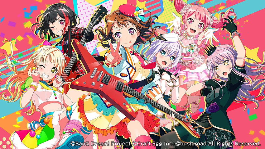 BanG Dream! Girls Band Party!, hello happy world HD wallpaper