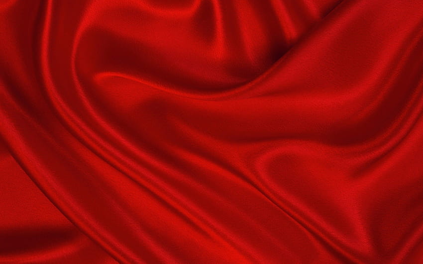 soie rouge, tissu rouge, satin, métier à tisser chervona avec résolution 2560x1600. Haute qualité, soie rouge Fond d'écran HD