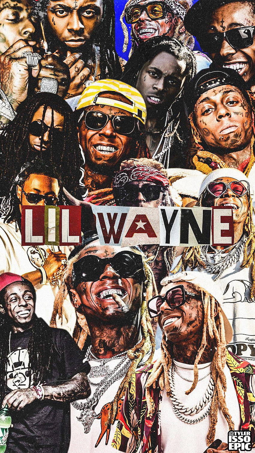 Ogień Lil Wayne stworzony przez ...reddit, kreskówka Lil Wayne Tapeta na telefon HD