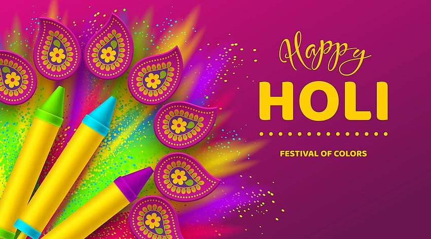 Happy Holi Rangoli Designs 2020,: gli ultimi e semplici Holi Rangoli Designs e, holi in arrivo Sfondo HD