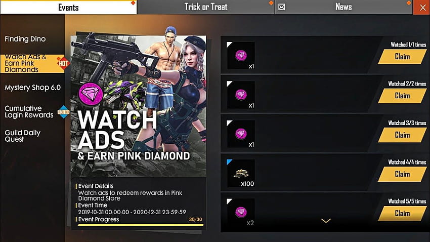 Free Fire Diamonds Hack 99999, Here is the trick » FirstSportz