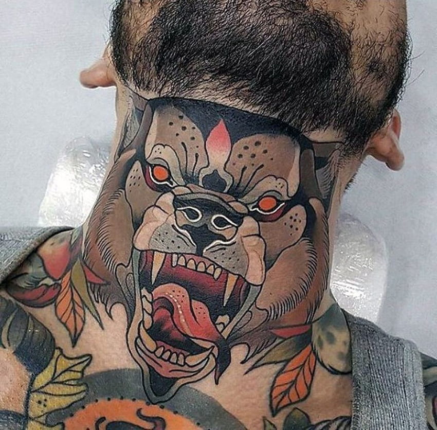 Neck Tattoos For Men  32 Attractive and Influential Designs
