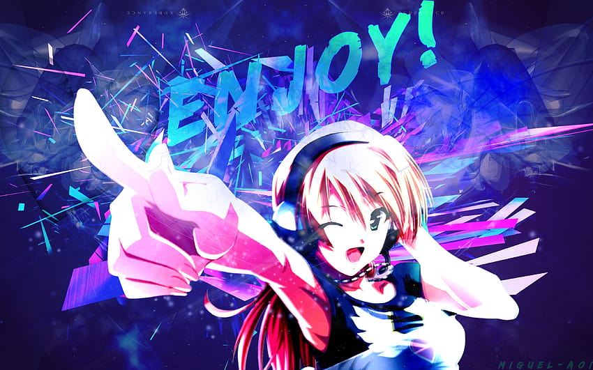 Anime DJ Girl, dj anime HD wallpaper | Pxfuel