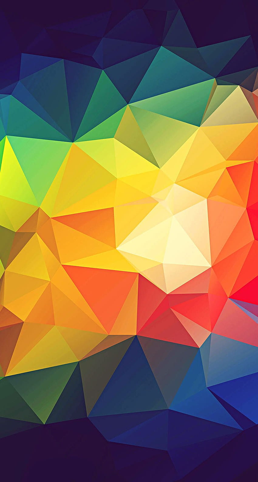 Colorful Abstract Triangle Shapes Render iPhone 6 Plus, colorful iphone ...