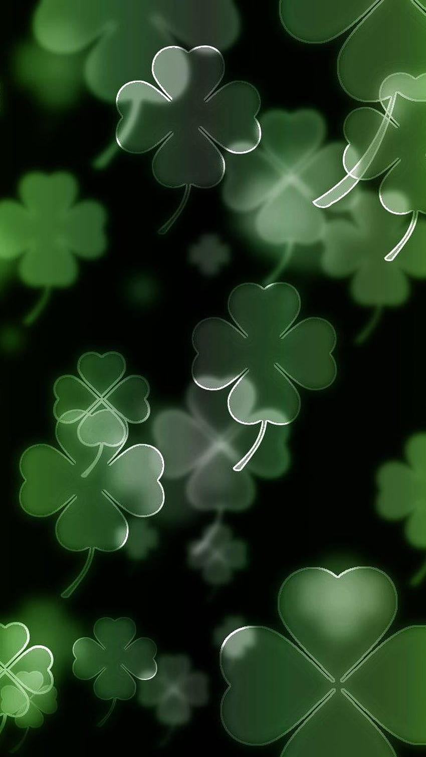 Clovers four leaf clover irish luck, lucky HD phone wallpaper