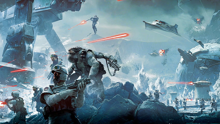 Star Wars Space Battle Scene, star wars space battles HD wallpaper