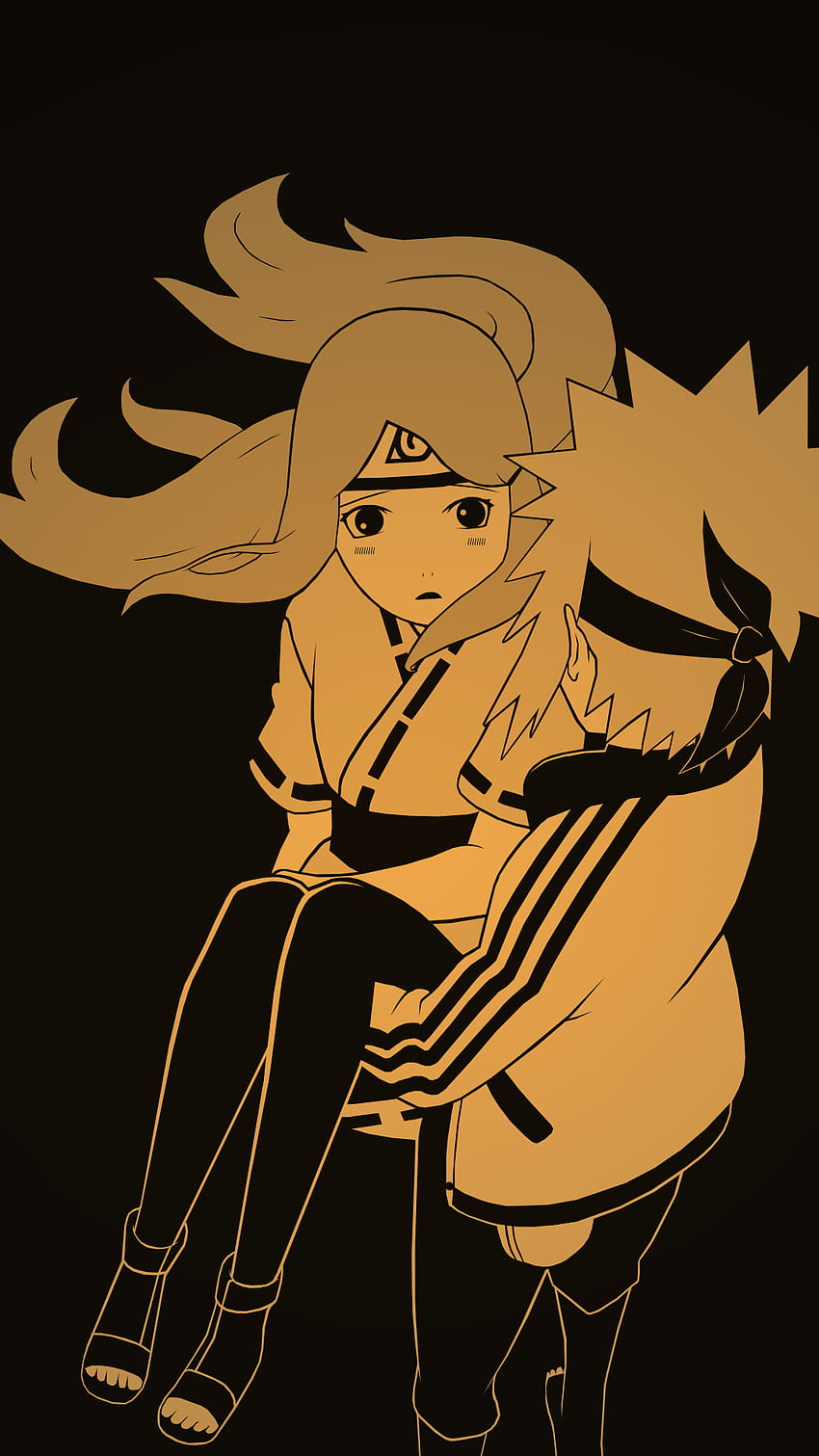 Anime/Naruto, Minato und Kushina-Mobile HD-Handy-Hintergrundbild