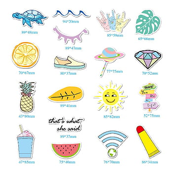 ANERZA Stickers for Water Bottles, 100 PCS Cute Reusable Waterproof Vsco  Vinyl Stickers for Hydroflask Laptop Skateboard, Aesthetic Scrapbook  Sticker Packs for Kids Teens Girl, Easter Basket Stuffers : Toys & HD