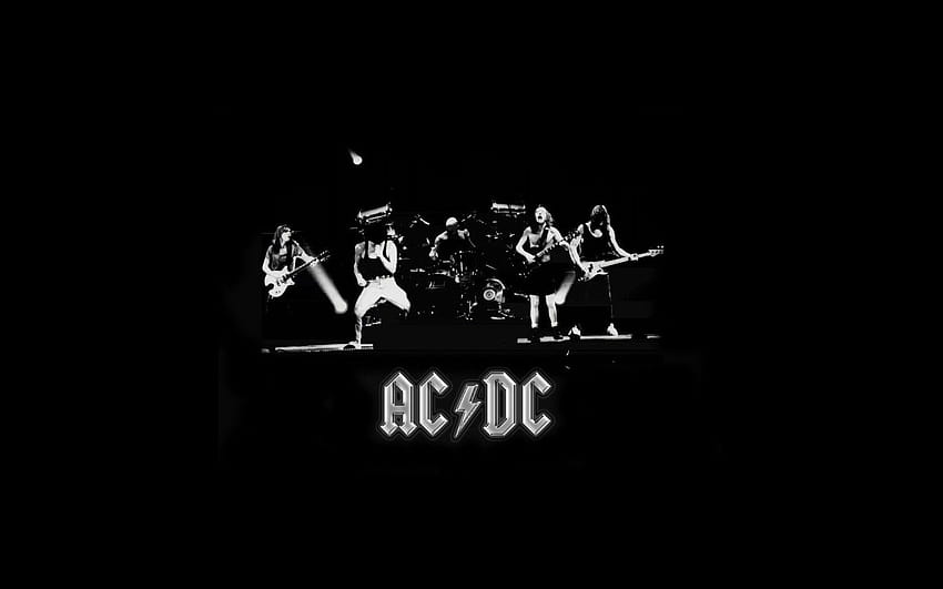 Ac DC, acdc-Logo HD-Hintergrundbild