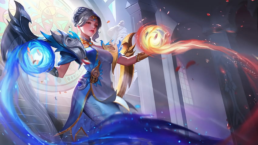 Lunox Cosmic Harmony Skin Mobile Legends, lunox mobile legends HD wallpaper