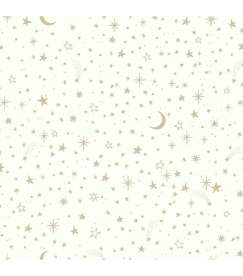 York Wallcoverings Gold Twinkle Little Star, goldene Sterne HD-Handy-Hintergrundbild