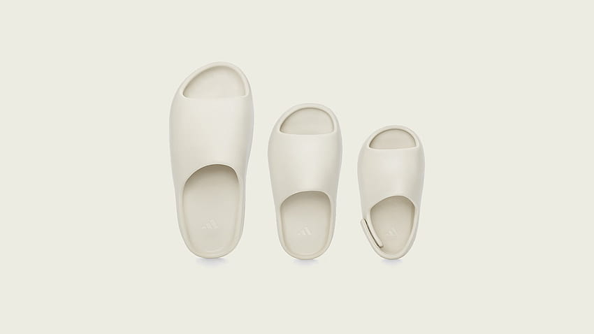adidas + KANYE WEST announce the YEEZY SLIDE Desert Sand, the YEEZY SLIDE Bone, and the YEEZY SLIDE Resin, yeezy slides HD wallpaper