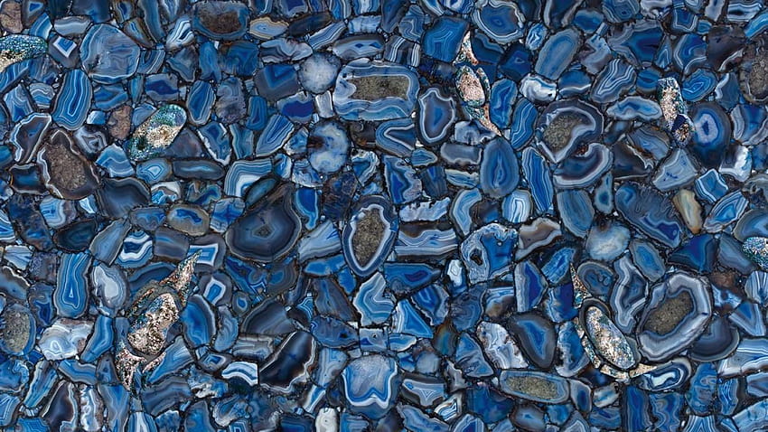 Blue agate blue stone blue HD wallpaper