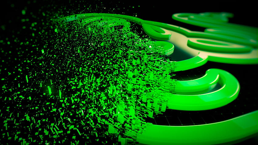 Razer Chroma, grüner Rasierer HD-Hintergrundbild