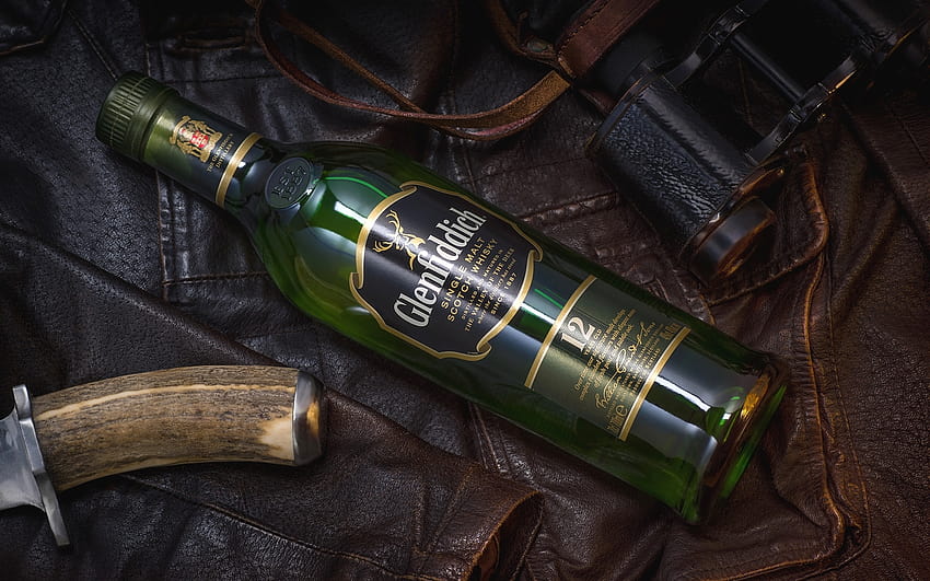Whisky, Alkohol, Flaschen, Glenfiddich / und HD-Hintergrundbild