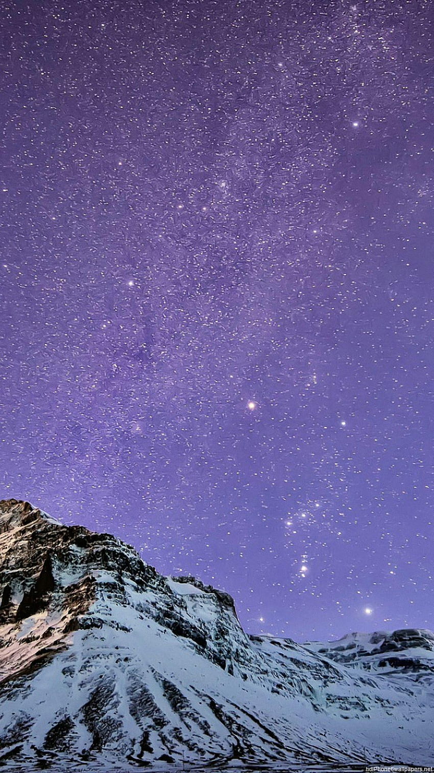 star mountain night sky milk iceland snow iPhone 6 and, night sky phone HD phone wallpaper