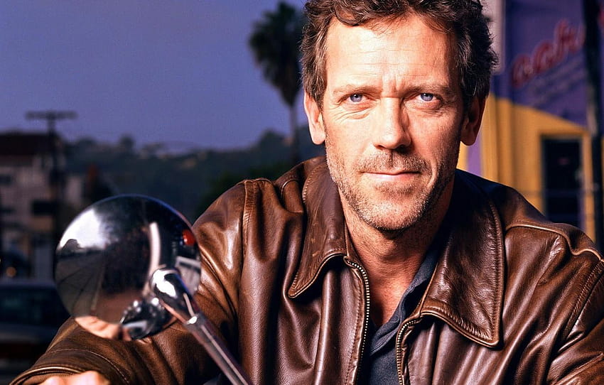 motorcycle, House M.D., Hugh Laurie HD wallpaper
