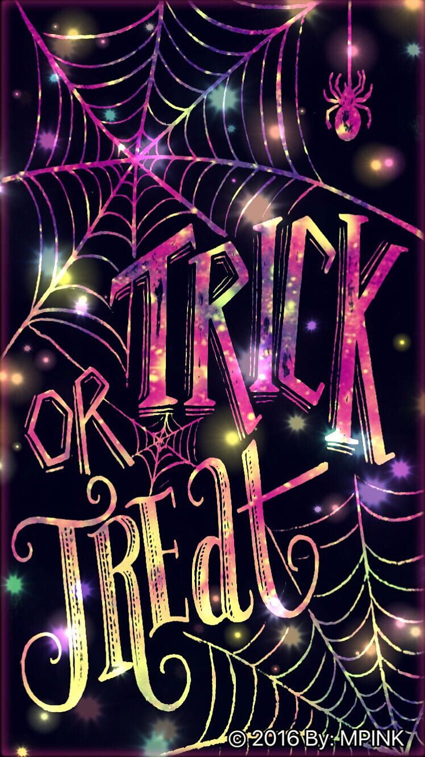 2016 Halloween Trick Or Treat Glitter HD phone wallpaper
