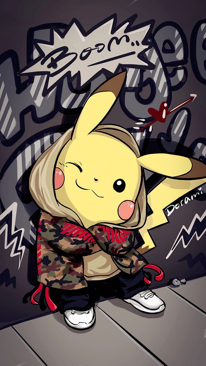 Cooles Pikachu-Telefon, Pokémon-Tropfen HD-Handy-Hintergrundbild