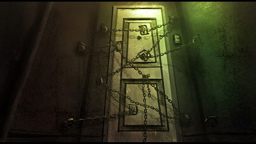 1600x1200 px]: Videojuegos de terror Obra de arte de Silent Hill Cadenas de Silent Hill Puertas Nuevo Alta definición…, sala de terror fondo de pantalla