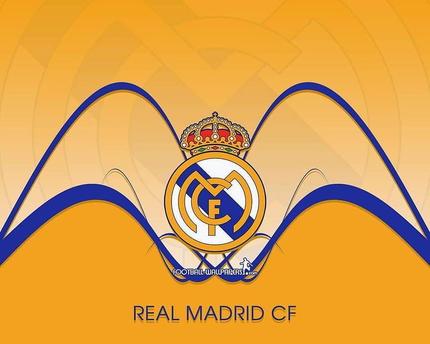 Real Madrid Football Club, logo real madrid papel de parede HD