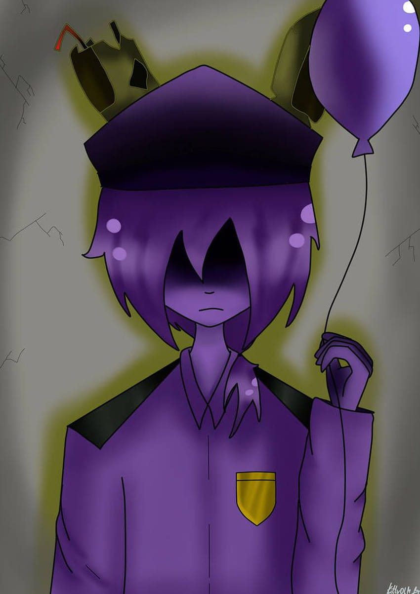 Purple Guy, fnaf anime HD phone wallpaper