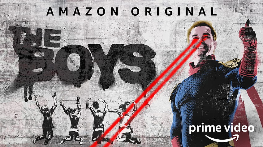 The Boys Series Homelander Antony Starr Tv 시리즈 Amazon Prime Video 포스터 그래피티 HD 월페이퍼