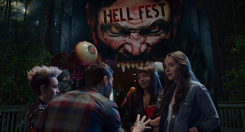 Poster Art and Invite You to a Halloween 'Hell Fest', hell fest movie HD wallpaper