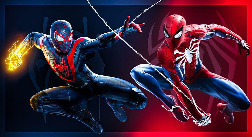 Spider Man PS5, miles morales and peter parker ps5 HD wallpaper