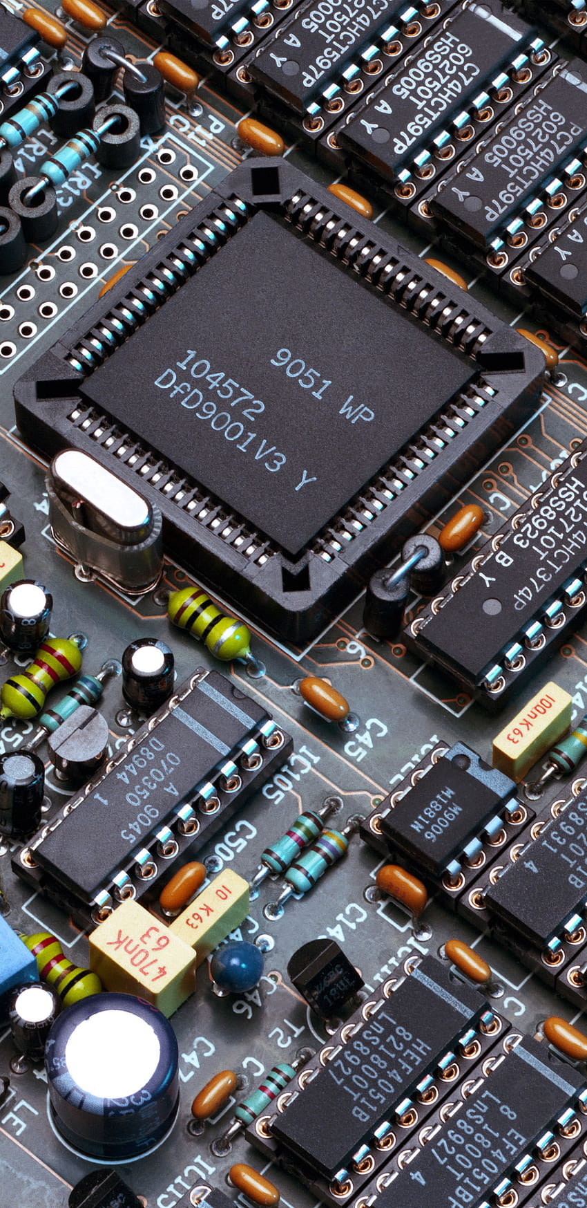 Technologie/Circuit, composants électroniques de téléphone Fond d'écran de téléphone HD