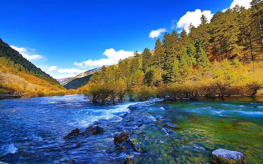 Jiuzhai Valley National Park, jiuzhaigou valley national park HD wallpaper