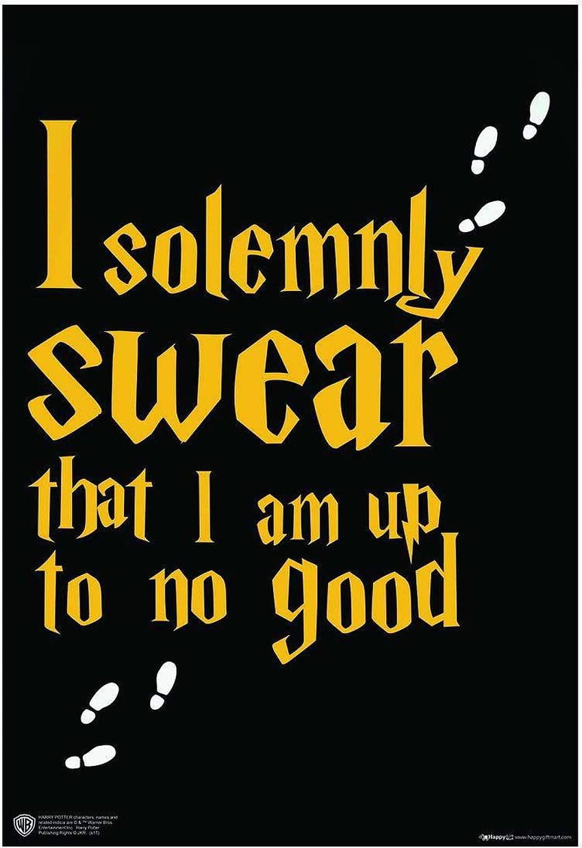 WB Official Licensed Harry Potter I Solemnly Swear That I Am, i solemnly swear im up to no good HD phone wallpaper