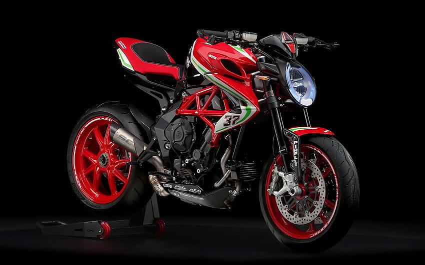 MV Agusta Dragster 800 RC, 2019, moto deportiva italiana, exterior, moto deportiva, MV Agusta con resolución 3840x2400. Bicicleta fondo de pantalla