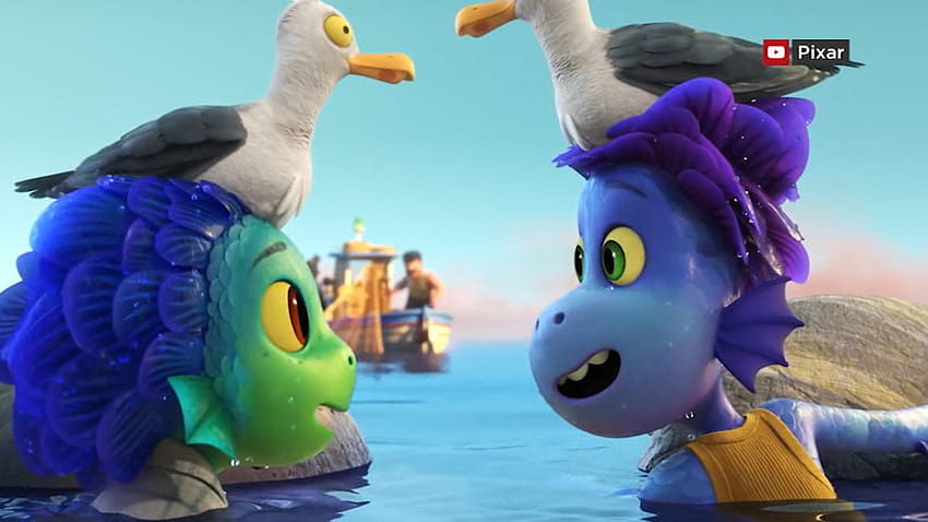 Pixar kończy nowy film animowany „Luca” z domu podczas COVID, Luca Pixar Tapeta HD