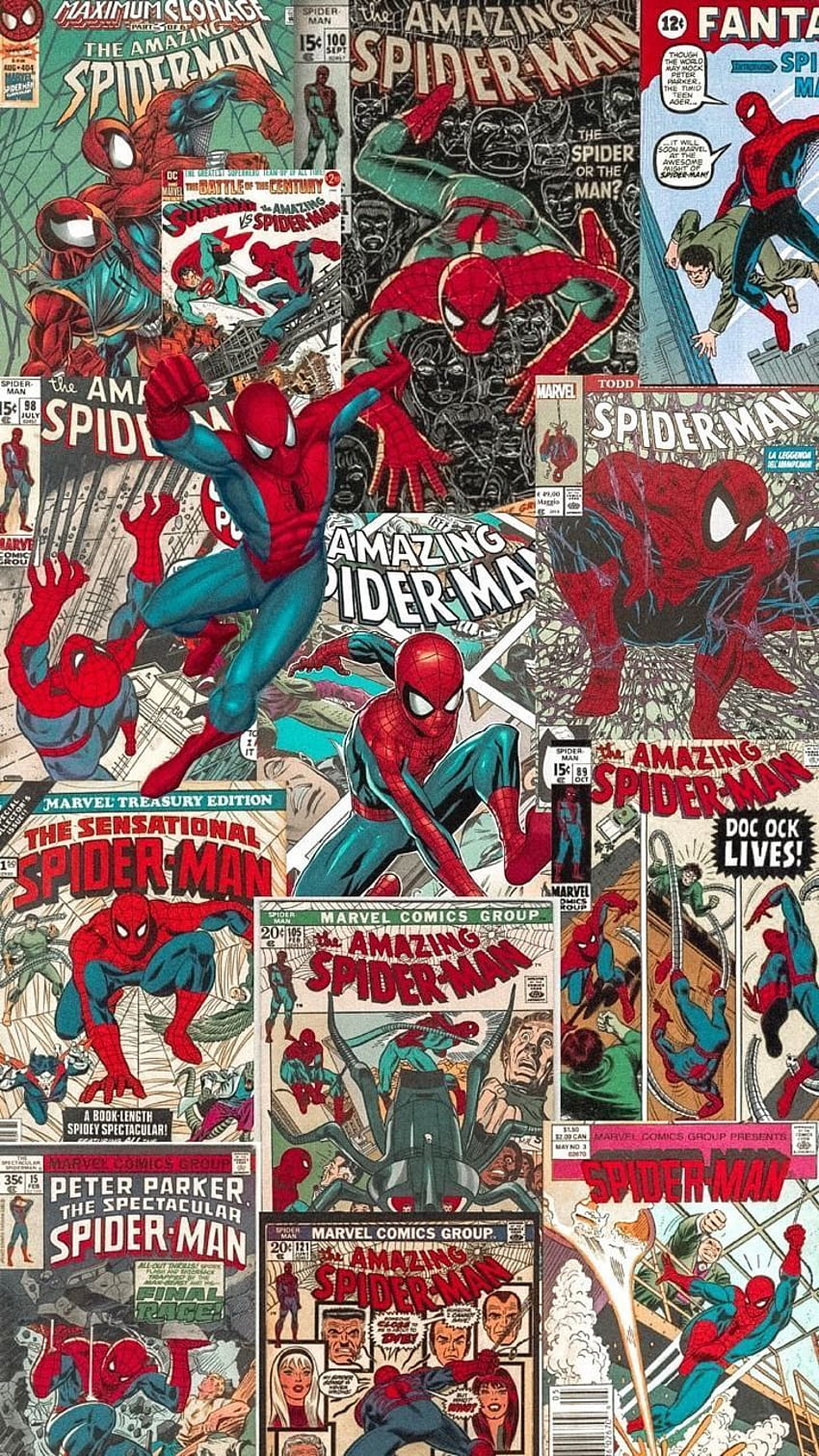 lockscreens コミック コミック アート コミック 面白いコミック、スパイダーマン マーベル コミック HD電話の壁紙
