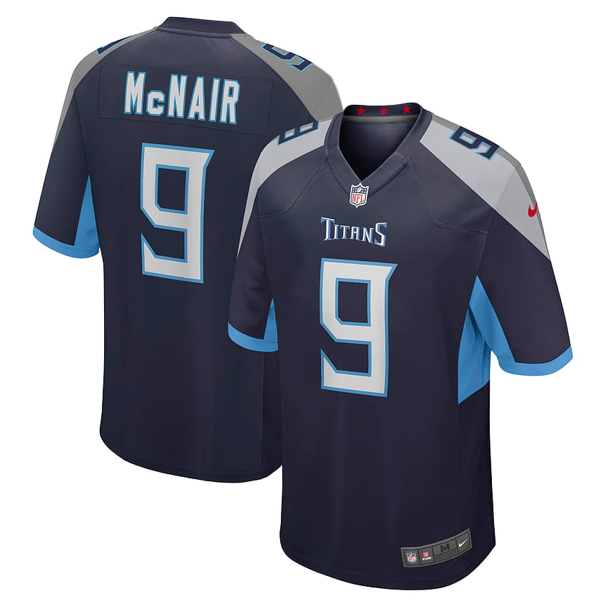 Men's Nike Steve McNair Navy Tennessee Titans Game Retired Player Jersey HD phone wallpaper