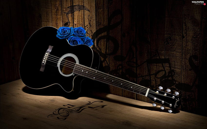 Aggregate more than 77 guitar and rose wallpaper super hot - 3tdesign