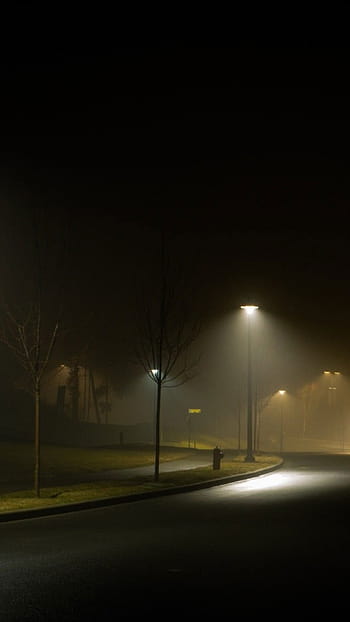 Street Lights In Fog : Hd Wallpaper | Pxfuel