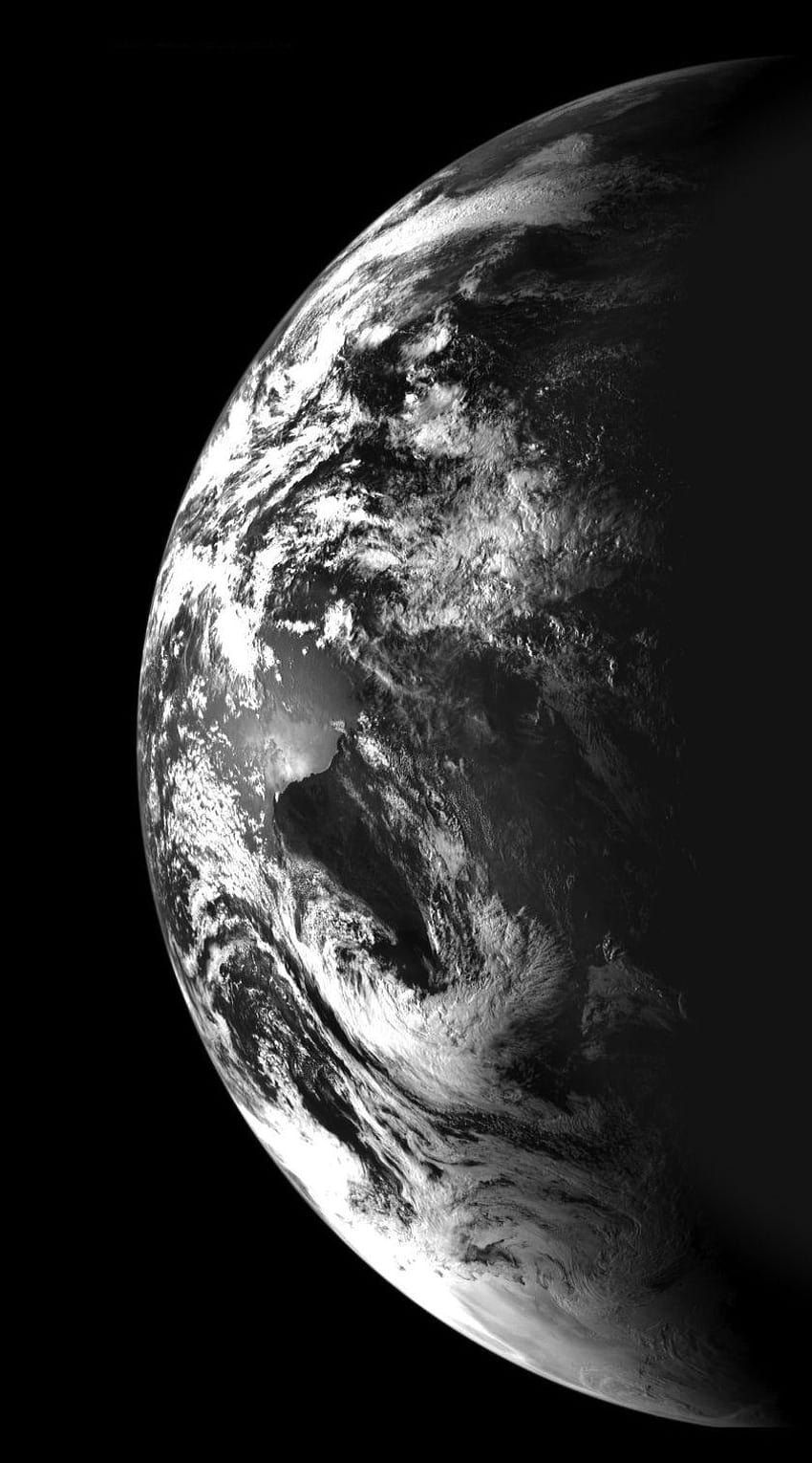 Aufgenommen von der indischen Raumsonde Chandrayaan, Chandrayaan 1 HD-Handy-Hintergrundbild