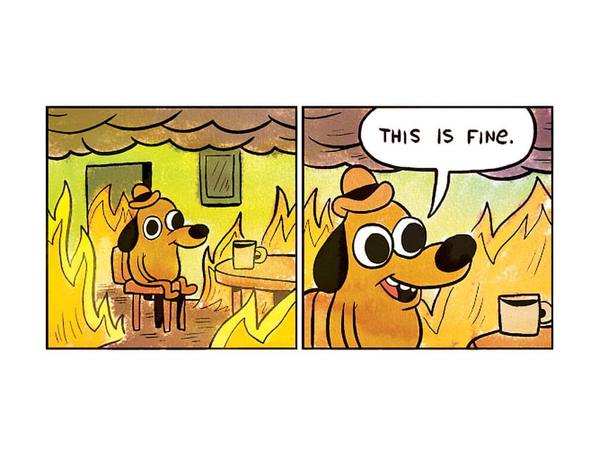 This Is Fine creator explains the timelessness of his meme HD wallpaper