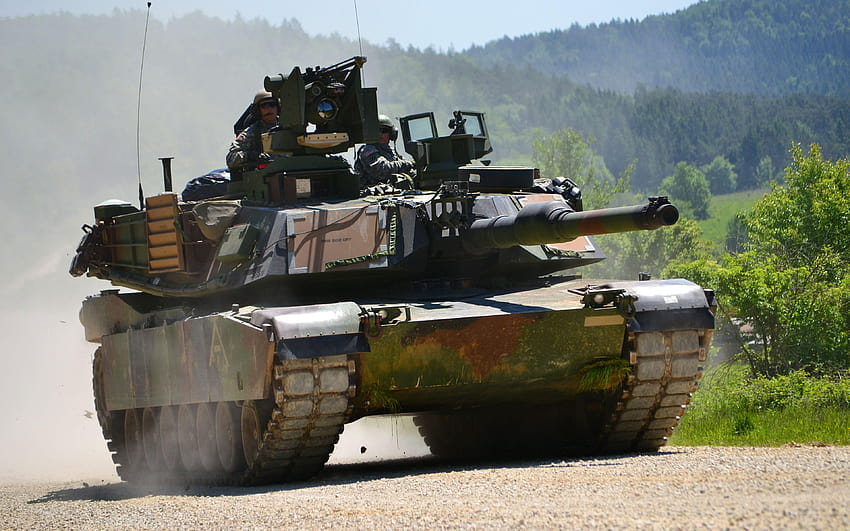 M1 Abrams, chars, M1A2 SEP V2, char de combat Fond d'écran HD