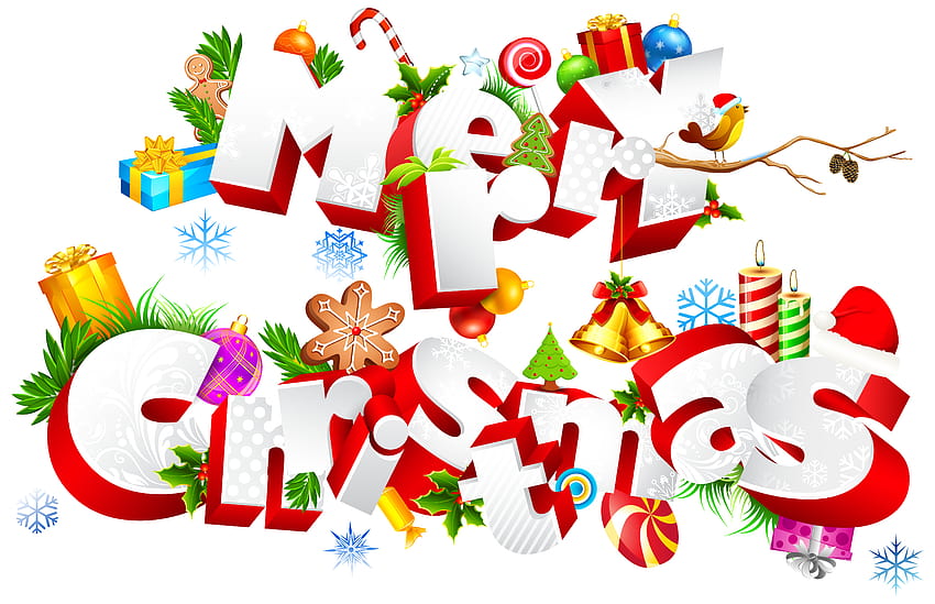 Sweet Merry Christmas PNG Clipart, bordi di buon natale Sfondo HD